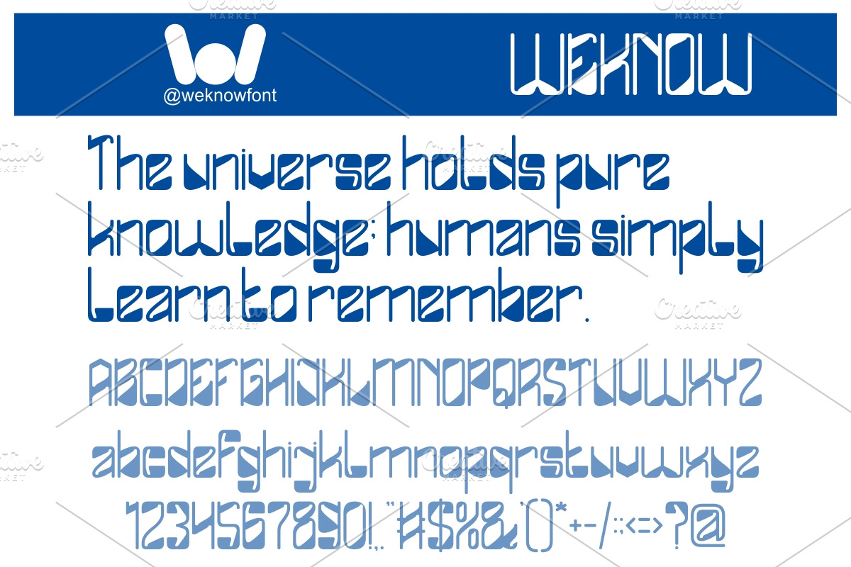 Future Frequency font, a Sans Serif Font by weknow (Photo 4 of 8)