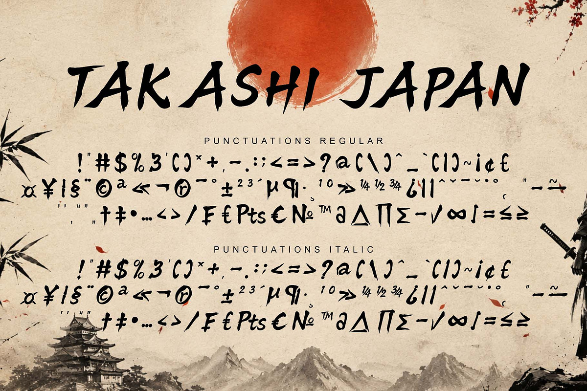 Takashi Japan, a Blackletter Font by Yoga Letter (Photo 8 of 9)