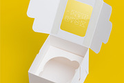 One Cupcake Box Mockup 01, a Cups & Container Mockup by Ktyellow (Thumbnail 3 of 3)