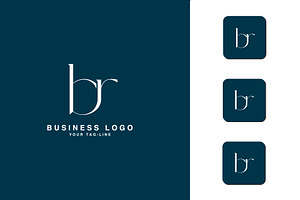 BR,RB, Abstract Logo Design