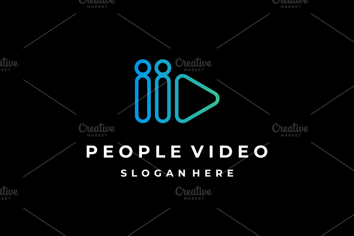 People Video Logo, a Branding & Logo Template by onripusindo