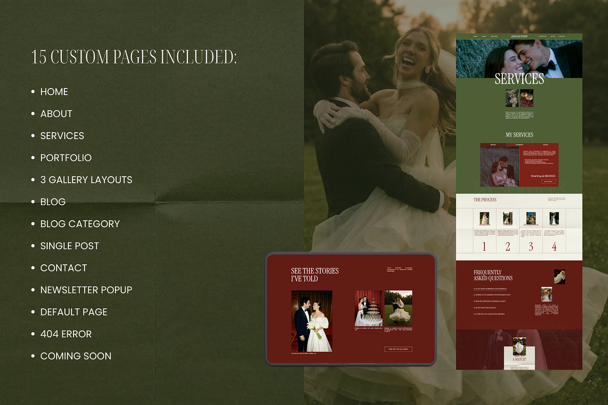 Editorial Showit Website Template, a Websites & App Template by OliaMuseDesign (Photo 3 of 10)