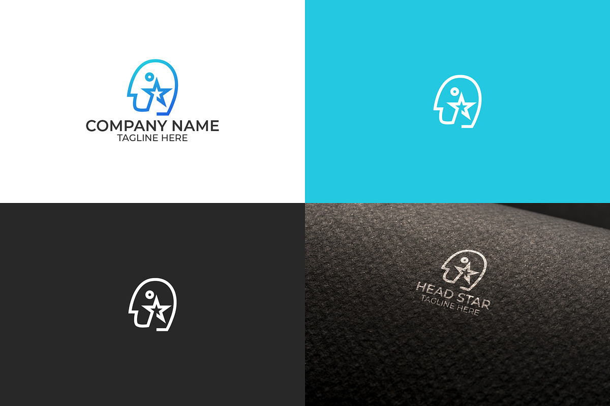 Head Logo Design, a Branding & Logo Template by GranzCreative