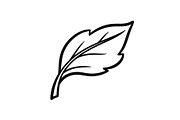 Hand Drawn Leaf Line Art Bundle, an Illustration by hafijul (Thumbnail 26 of 51)