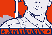 Revolution Gothic, a Sans Serif Font by Dharma Type (Thumbnail 1 of 9)