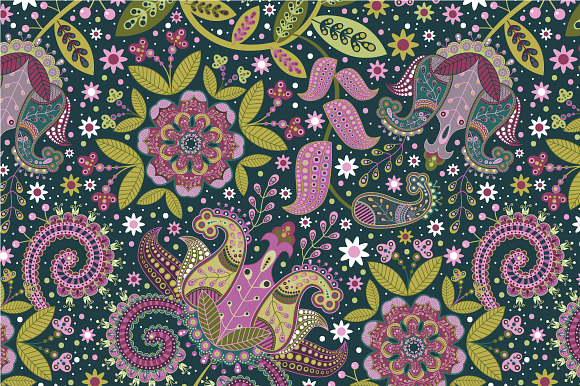 Seamless Pattern Garden