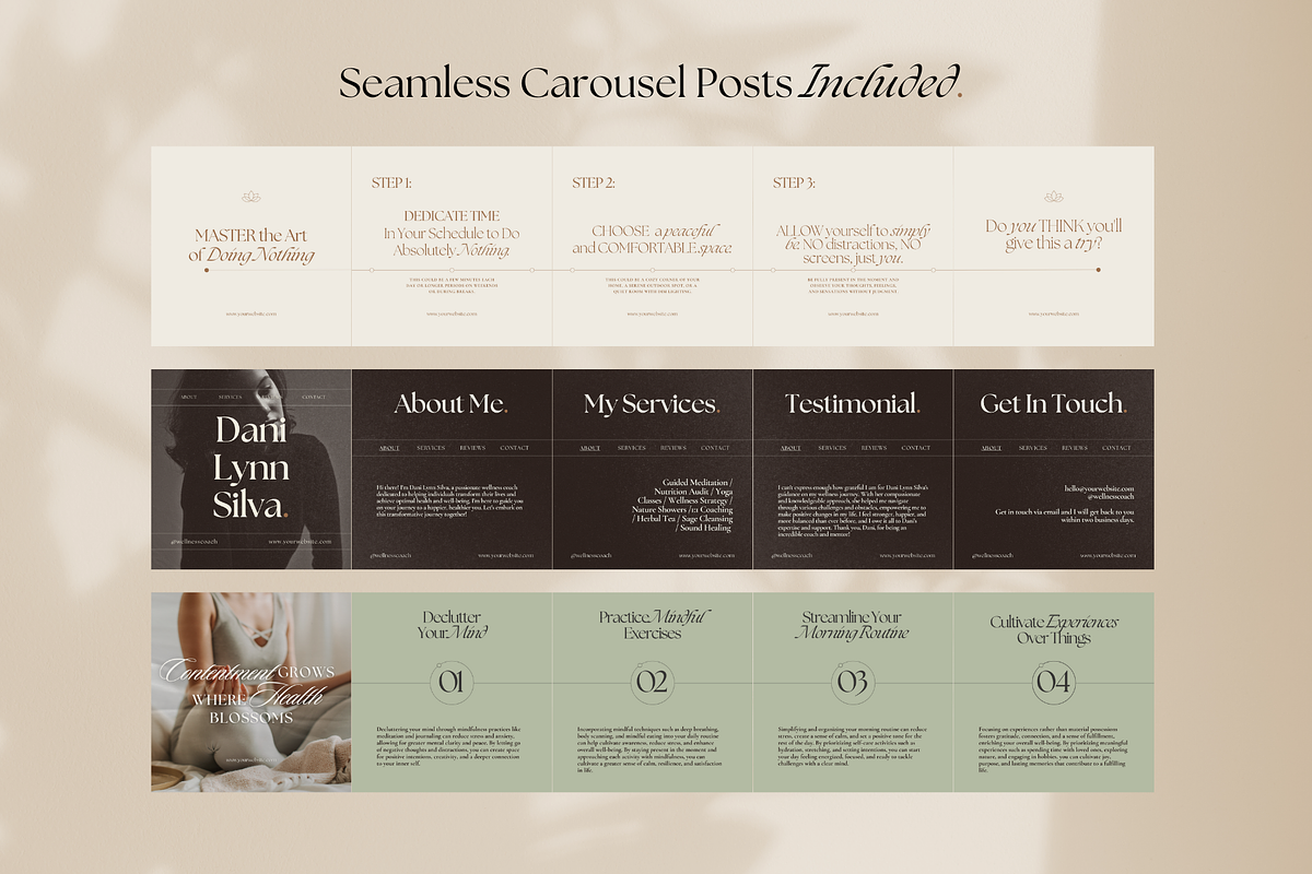 The Wellness Coach Template Bundle, a Social Media Template by The Flossy Finch (Photo 27 of 28)