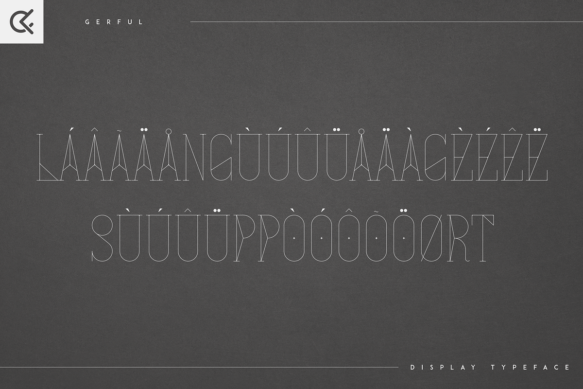Gerful - Creative Display Typeface, a Font by Only Fonts (Photo 9 of 10)