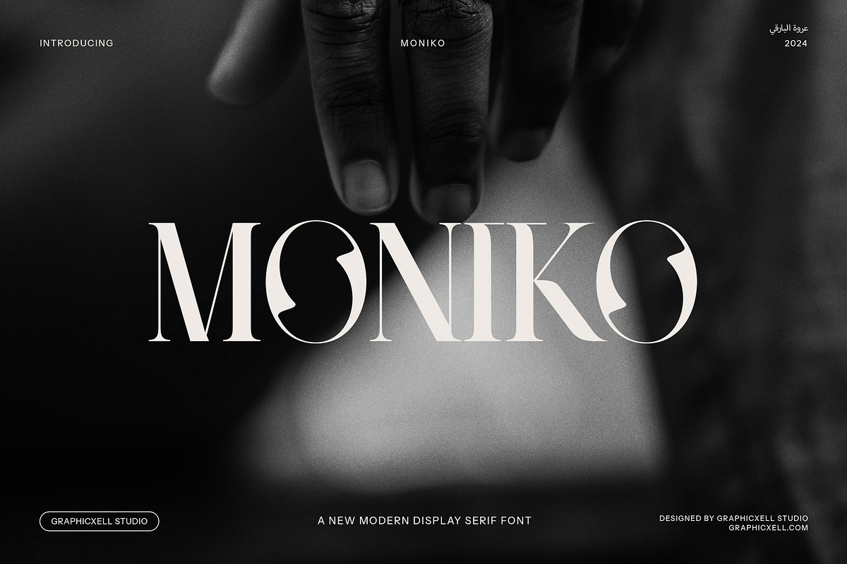 Moniko - Elegant Serif Font, a Serif Font by Graphicxell (Photo 1 of 8)