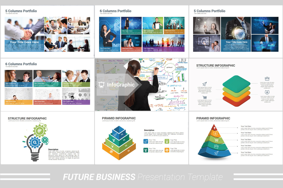 Future Business Powerpoint Template, a Presentation Template by Presentation Official (Photo 7 of 29)