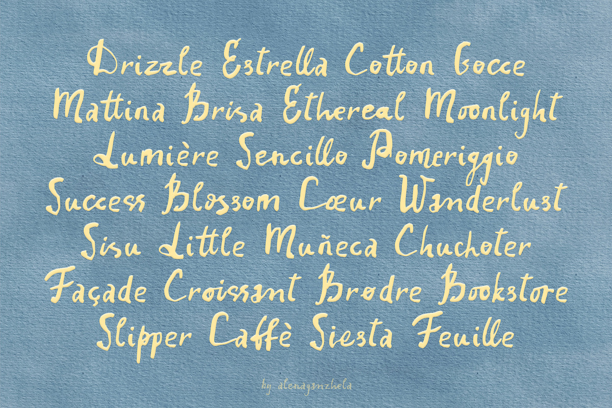 Marin Solis Coastal Handwritten font, a Handwritten Font by alenaganzhela (Photo 4 of 10)