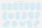 Retro Pastel Pool Clipart set, an Illustration by @olga.angelloz (Thumbnail 2 of 2)