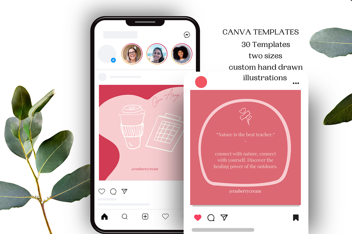 Canva Social Media Template Bundle, a Social Media Template by Little Creative Scribbles (Photo 4 of 9)