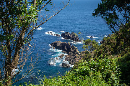Ocean and cliffs view in Cudillero, Asturias, Spain, a Nature Photo by GoodGoods