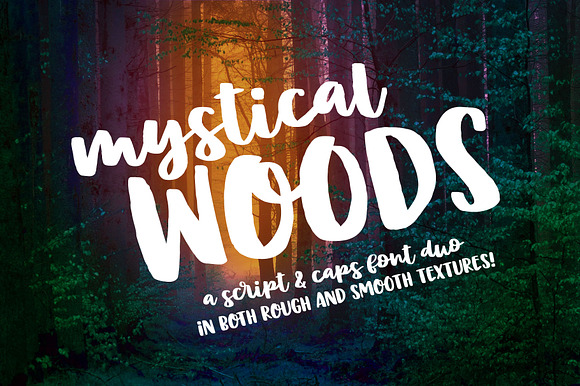 Mystical Woods Script And Caps Duo preview 2