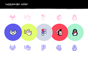 Inking Logos, an Outline Icon by Asset Union (Thumbnail 9 of 15)
