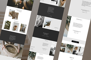 BRECK Canva Sales Page Template