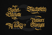 Slashmine, a Blackletter Font by Vintage Division (Thumbnail 4 of 10)