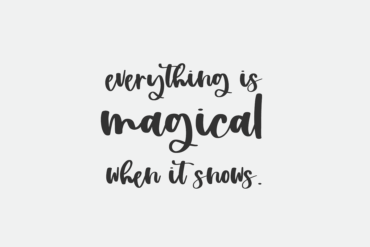 Inkerly Script, a Script Font by Beck McCormick (Photo 4 of 10)