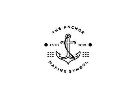 Nautical Anchor Logo Design preview 2