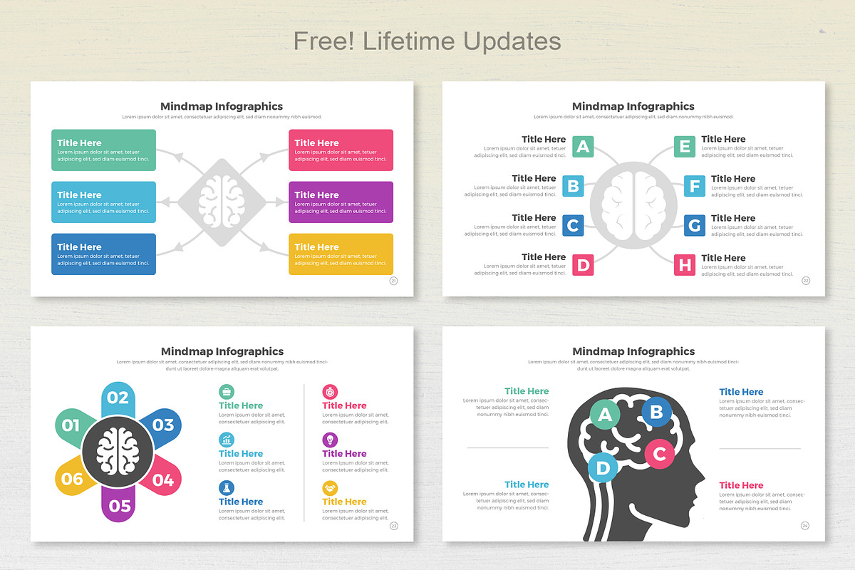 Mindmap Infographic Keynote, a Templates & Theme by Mighty-Slide (Photo 7 of 7)