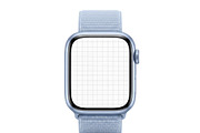 Smart Watch Mockup Template, a Wearable Device Mockup by graphypix (Thumbnail 4 of 4)