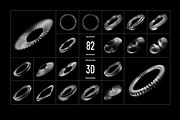 3D Chrome Circles - 82 illustrations, an Object Graphic by assetpro.design (Thumbnail 4 of 12)