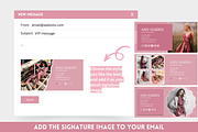 Canva Email Signature Templates, an Email Template by SunshineStudioBoutique (Thumbnail 4 of 9)