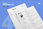 Clean Resume/Cv Template Volume 4, a Resume Template by TheResumeCreator (Thumbnail 1 of 6)