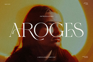 Aroges Elegant Serif Font, a Serif Font by Perfectype