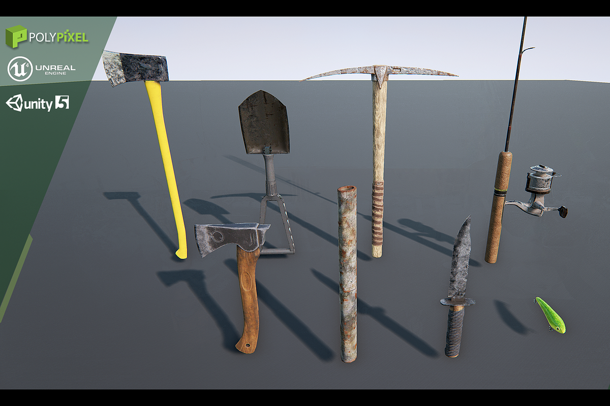 Survival Prop Pack, an Object 3D Model by PolyPixel (Photo 5 of 5)