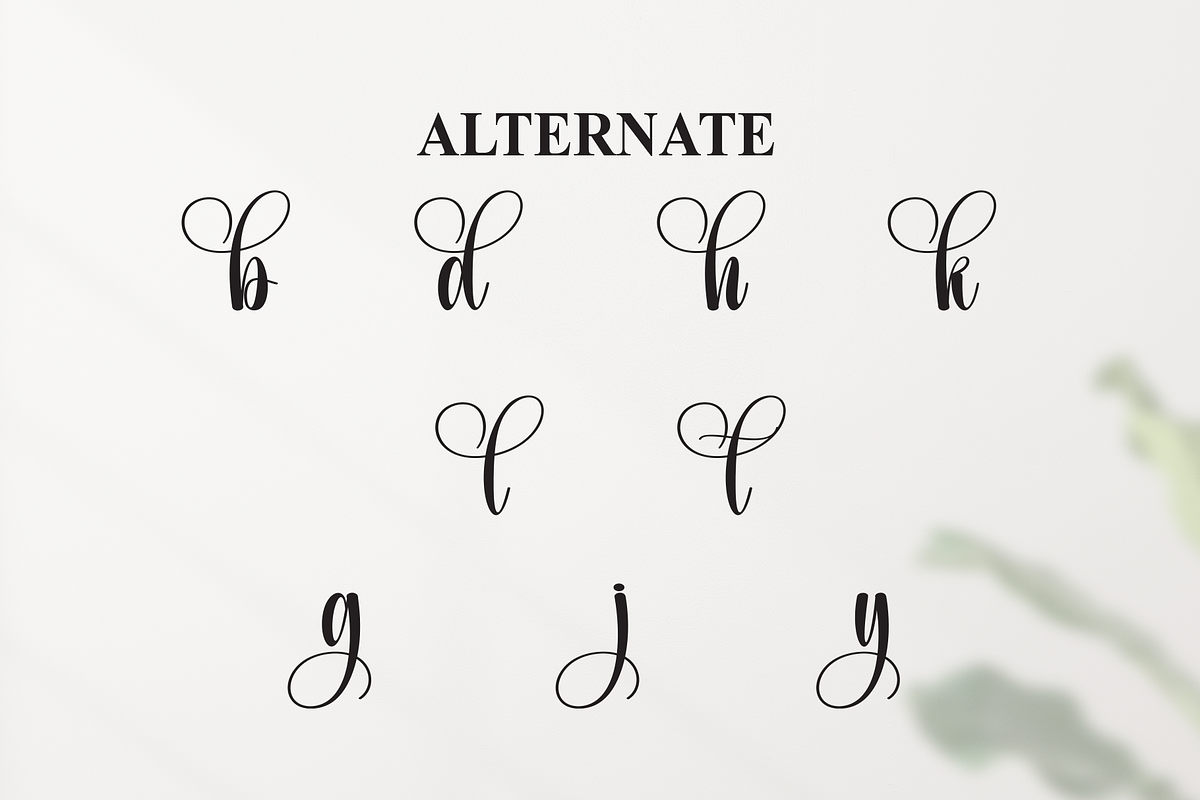 Angela | Script Font, a Handwritten Font by Scratchones (Photo 8 of 9)