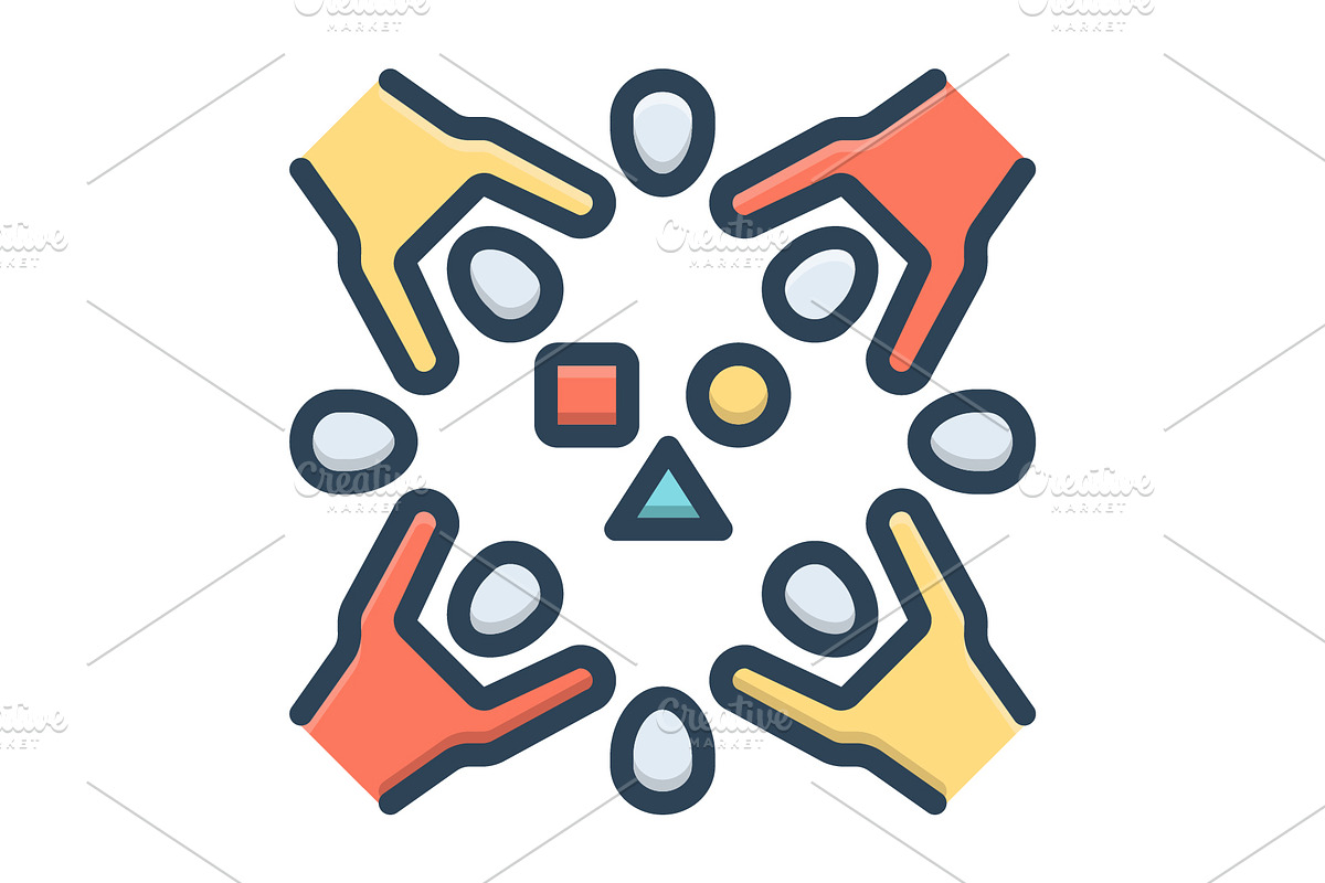 Diversity group color icon, a Duotone Icon by Creative priyanka