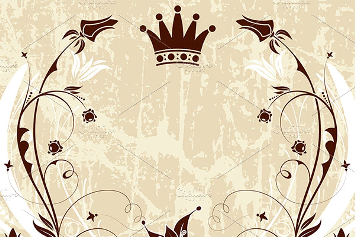 Collect Grunge Floral Frames, a Pattern Graphic by TAlex (Photo 6 of 7)