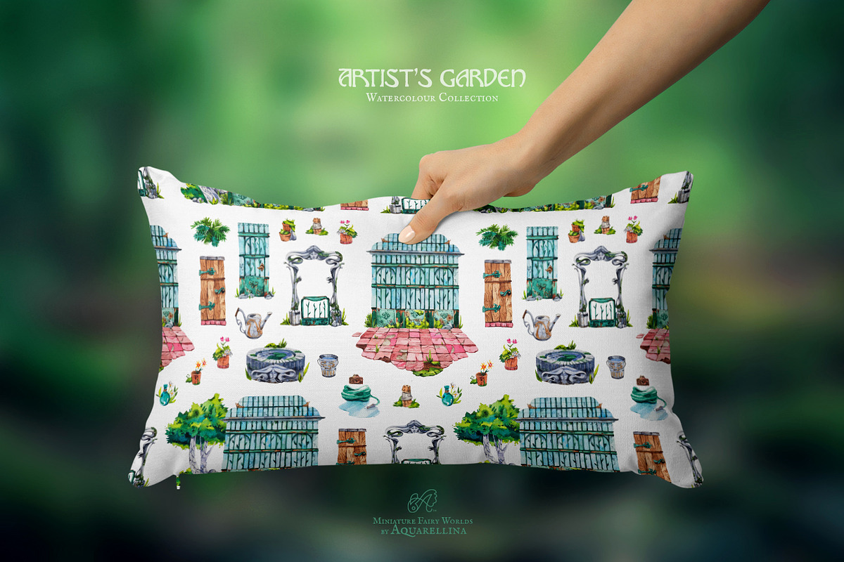 Artist's Garden Watercolours, a Decorative Illustration by Aquarellina (Photo 18 of 30)