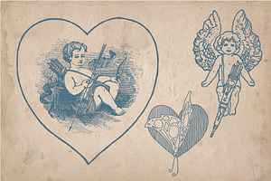 Vintage Valentine's Illustrations