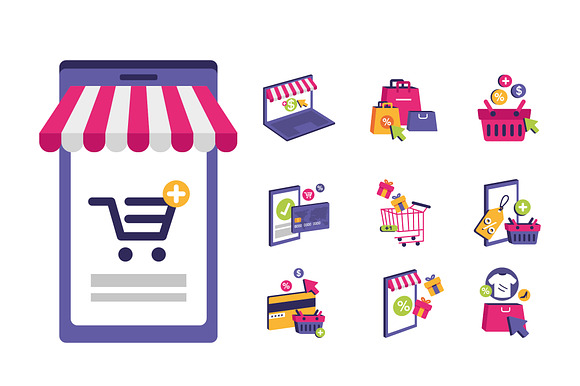 Ecommerce Icons Set preview 4