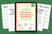 Christmas Lettering Procreate Book, a Seasonal Illustration by Molly Suber Thorpe (Thumbnail 1 of 7)