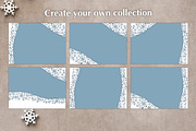 Snowflakes Photo Cards Template PSD, a Card Template by PSD templates and Photos (Thumbnail 5 of 6)