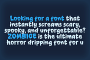 Zombice – Creepy Horror Font, a Font by TypeTasty Font (Thumbnail 4 of 10)
