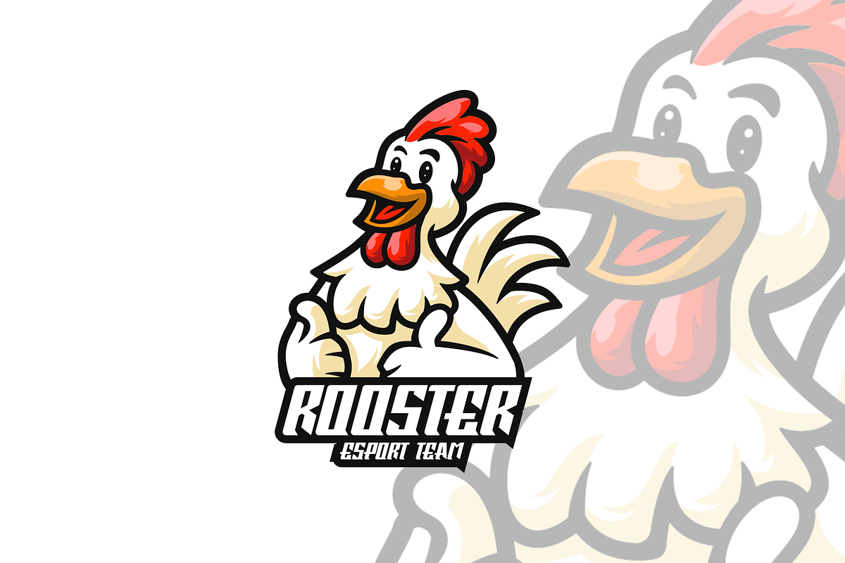 Rooster Mascot Logo Design., a Branding & Logo Template by VectorCraft