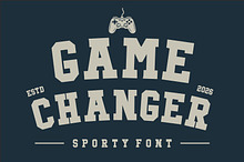 Game Changer Sporty Font