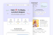 Meeko - Creative Portfolio Template, a Landing Page Template by elemis (Thumbnail 1 of 2)