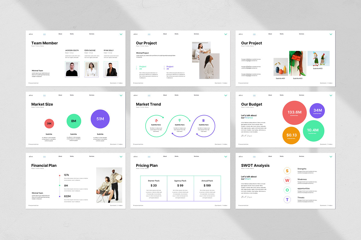 Creative Business Template, a Presentation Template by evgenystudio