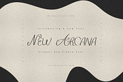 New Arcana | Minimalist Cursive Font, a Handwritten Font by Ashiya Pixel (Thumbnail 7 of 9)