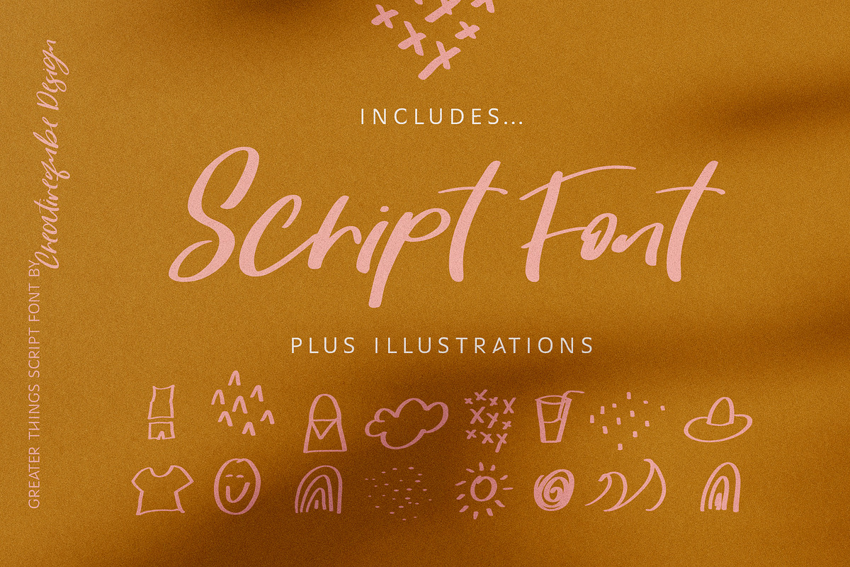 Greater Things Script Font SALE preview 2