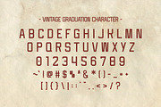 Vintage Graduation - Modern Font, a Sans Serif Font by Pian45 Studio (Thumbnail 8 of 8)