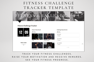 Fitness Template For Notion Planner