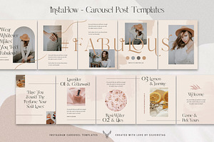 InstaFlow - Carousel Post Templates