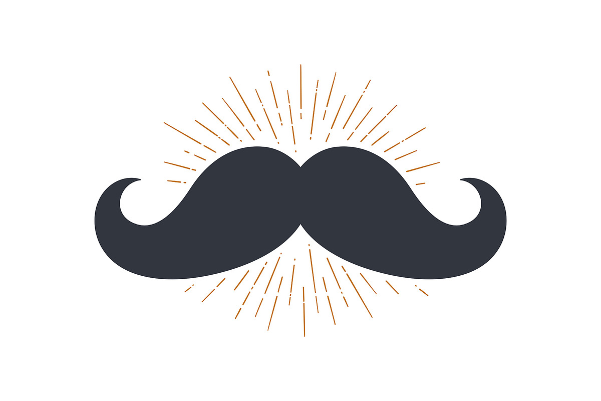Black mustache, an Object Illustration by Foxys Graphic (Photo 3 of 3)